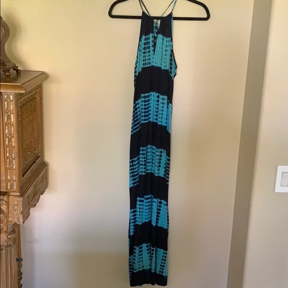 Aqua Maxi Dress